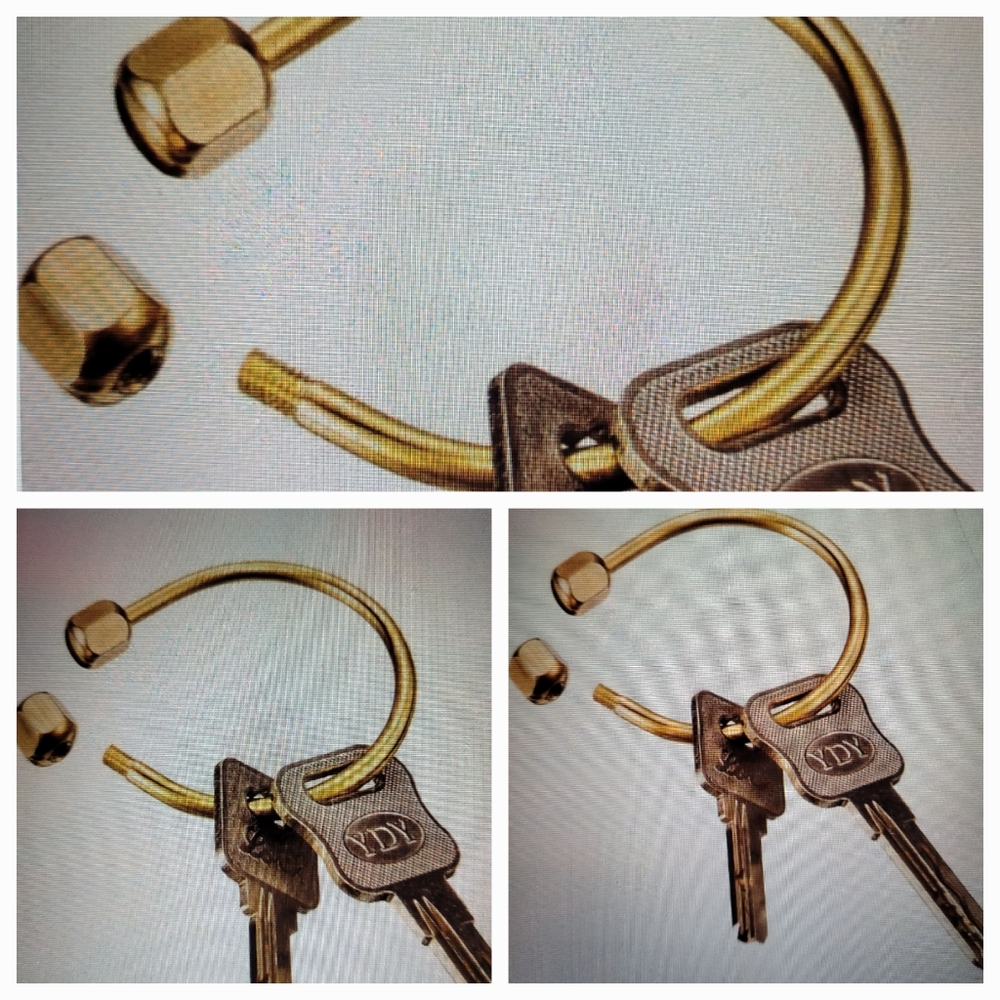 Purse Mirror / Key Ring Set / BOXED - Picture 8 of 8